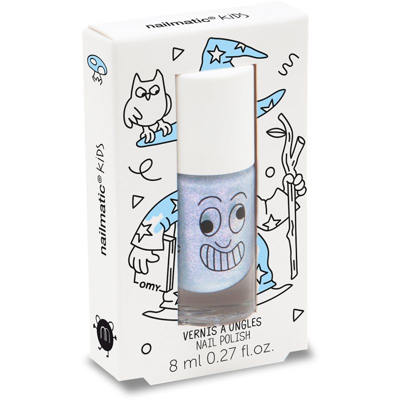Nailmatic  Kids лак для нігтів для дітей відтінок Merlin - pearly blue 8 мл