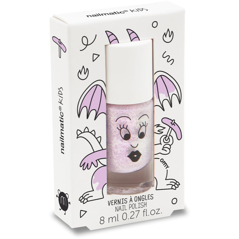 Nailmatic Kids Nail Polish For Children Shade Elliot - Pearly Pink 8 Ml