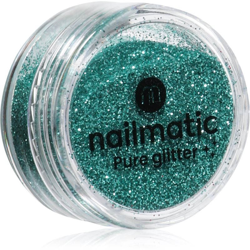 Nailmatic Pure Glitter Glitter für Körper und Gesicht Small Turquoise Glitter 3 g