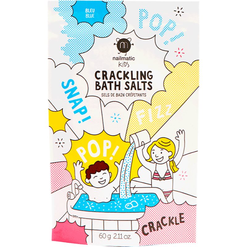 Nailmatic Kids barvicí sůl do koupele Blue 60 g