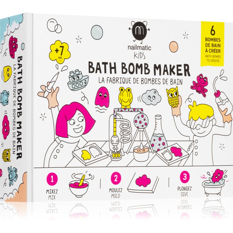 Nailmatic DIY KIT Bath Bomb Maker set za izdelavo šumečih kroglic za kopel