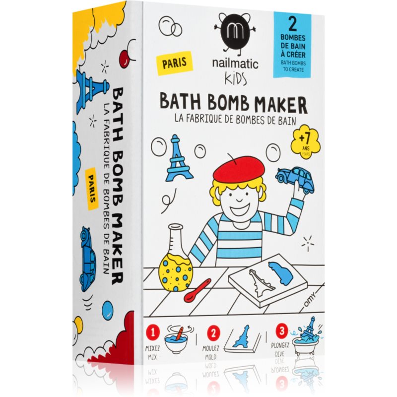 Nailmatic Bath Bomb Maker набір для виготовлення шиплячих бомбочок для ванни Paris