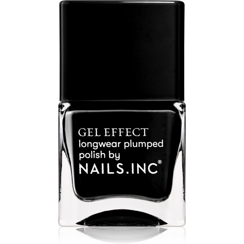 Nails Inc. Gel Effect високостійкий лак для нігтів відтінок Black Taxi 14 мл