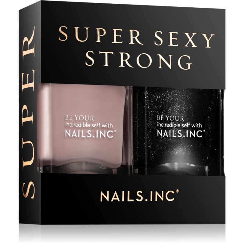 

Nails Inc. Super sexy strong вигідна упаковка (для нігтів)