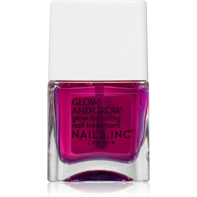 Nails Inc. Glow and Grow Nail Growth Treatment posilňujúci lak na nechty 14 ml