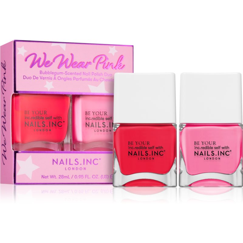 Nails Inc. We Wear Pink výhodné balenie (na nechty)