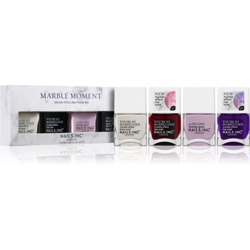 Nails Inc. Marble Moment sada laků na nehty