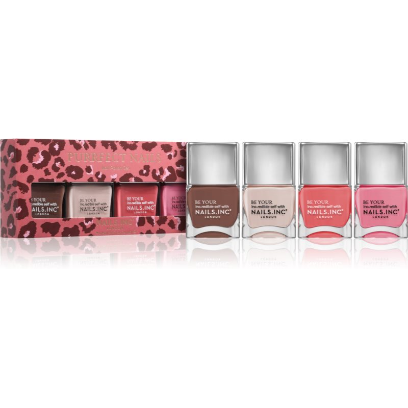 Nails Inc. Purrfect kit med nagellack female