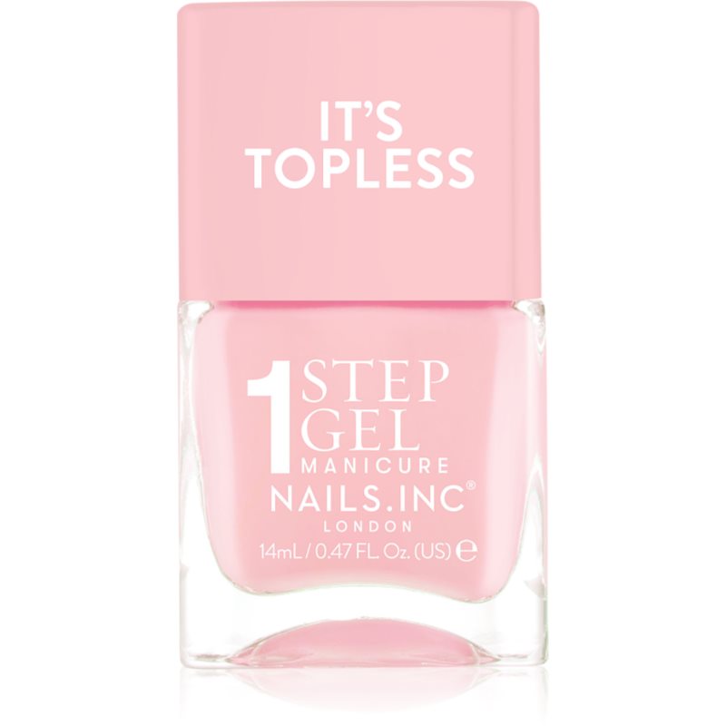 Nails Inc. It’s Topless gelový lak na nehty pro dlouhotrvající efekt odstín Sabrina 14 ml