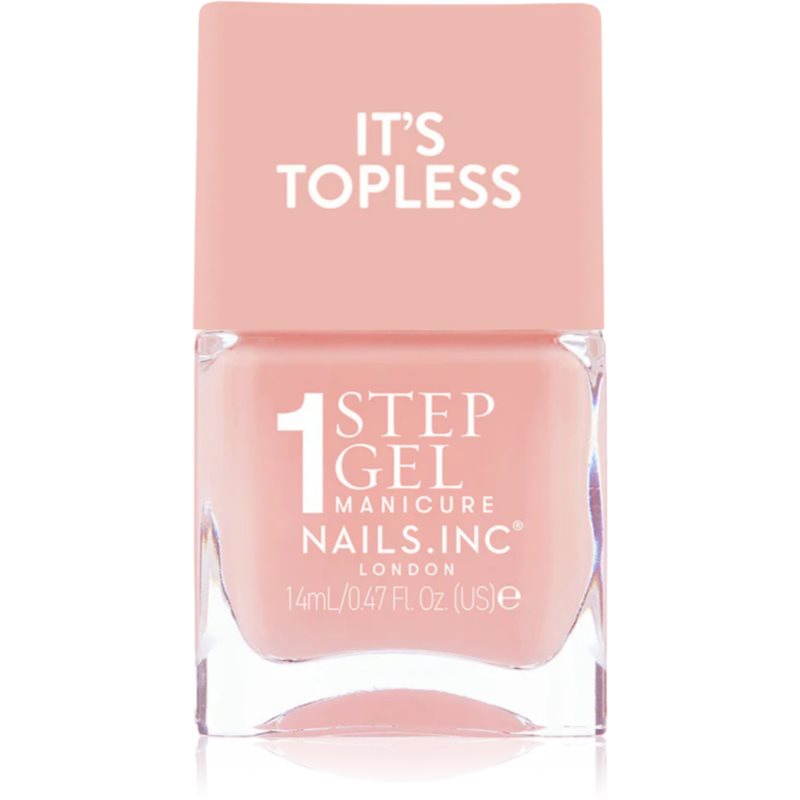 Nails Inc. It’s Topless gelový lak na nehty pro dlouhotrvající efekt odstín Trinny 14 ml