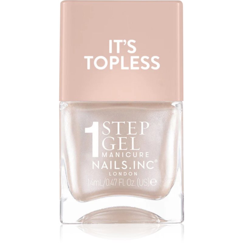 Nails Inc. It’s Topless gelový lak na nehty pro dlouhotrvající efekt odstín Simone 14 ml