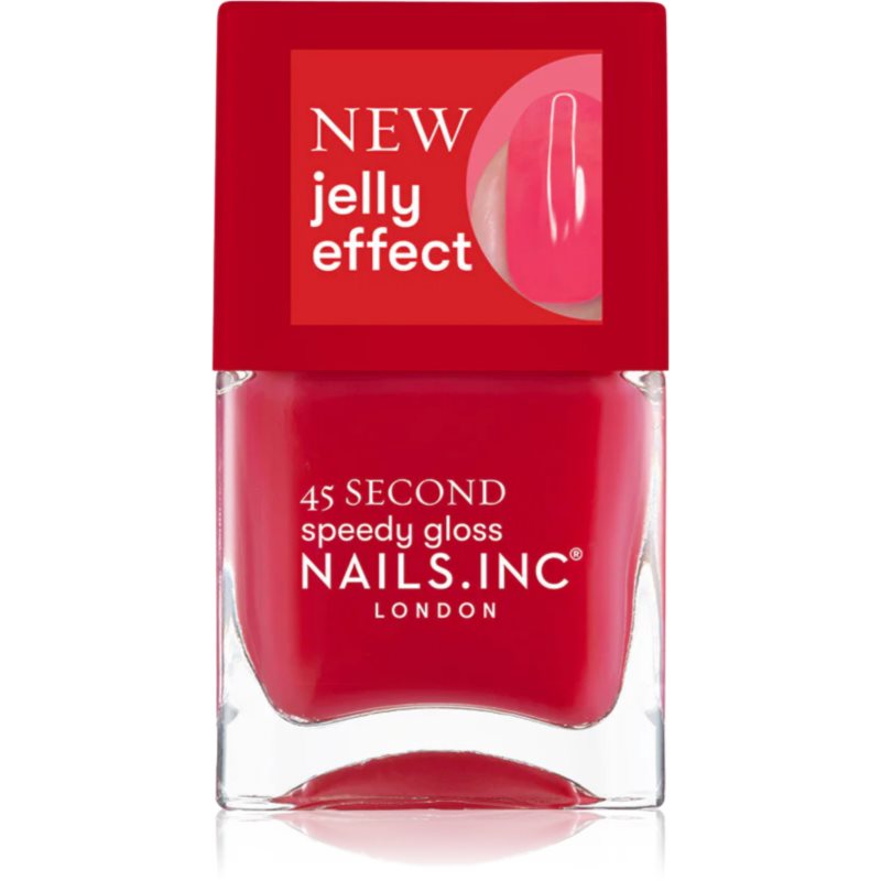 Nails Inc. 45 Second Speedy Gloss rychleschnoucí lak na nehty odstín Aria 14 ml