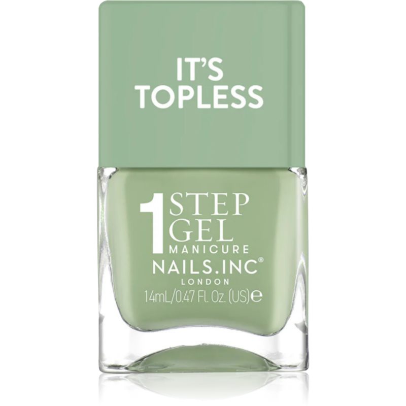 Nails Inc. It’s Topless gelový lak na nehty pro dlouhotrvající efekt odstín Iris 14 ml