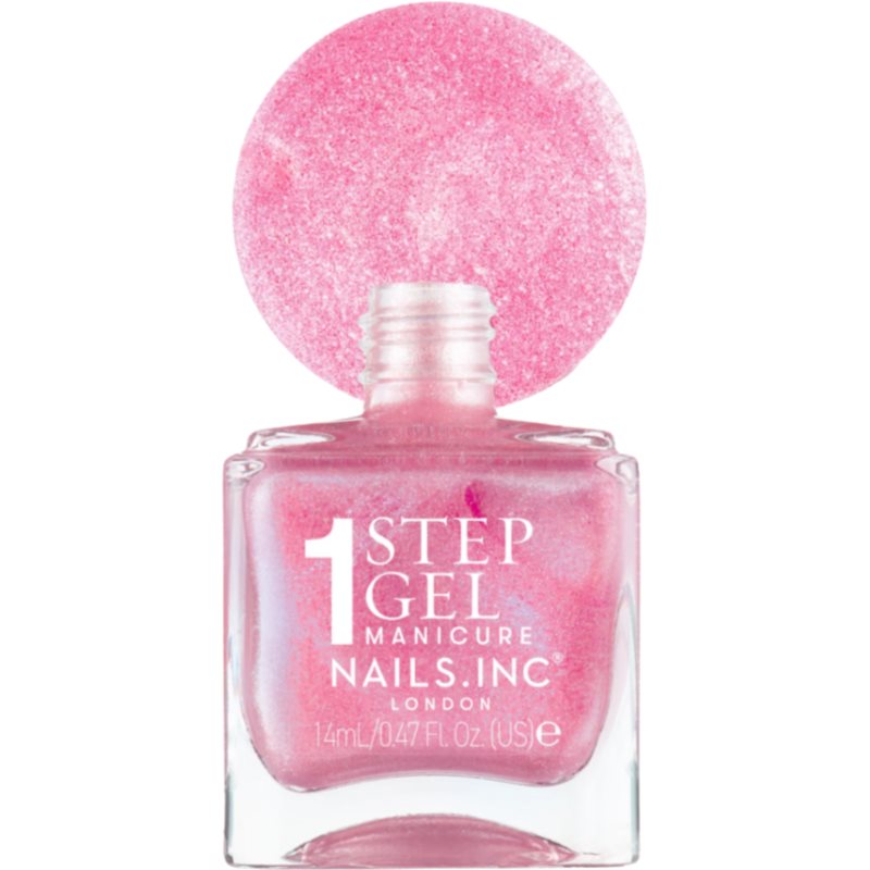 Nails Inc. It’s Topless gélový lak na nechty pre dlhotrvajúci efekt odtieň Danielle Magenta Shimmer 14 ml (obrázok 3)