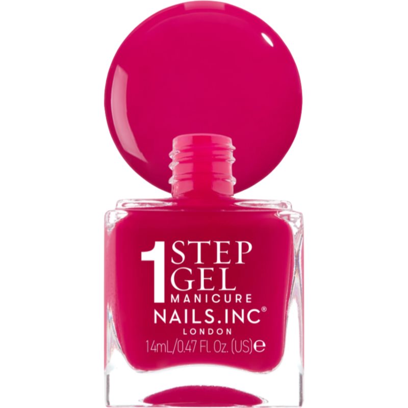 Nails Inc. It’s Topless gélový lak na nechty pre dlhotrvajúci efekt odtieň Gracie Guava Red 14 ml (obrázok 4)