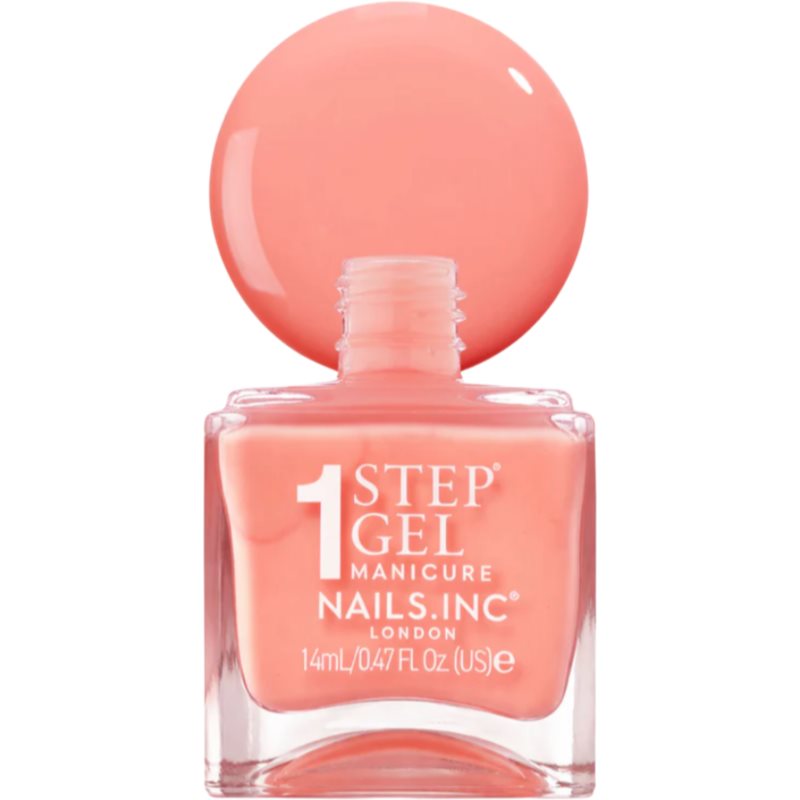 Nails Inc. It’s Topless gélový lak na nechty pre dlhotrvajúci efekt odtieň Paloma Peach Creme 14 ml (obrázok 4)