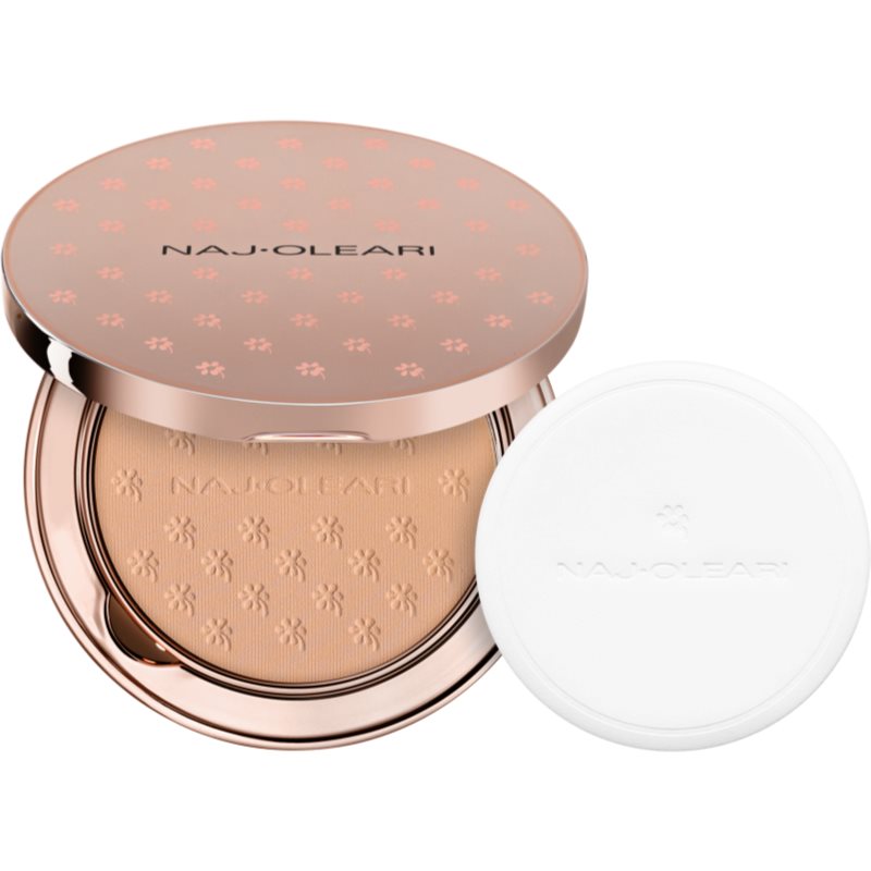 Naj Oleari Skin Caress Pressed Powder Kompaktpuuder matistava efektiga 01 Warm Beige 9.5 g