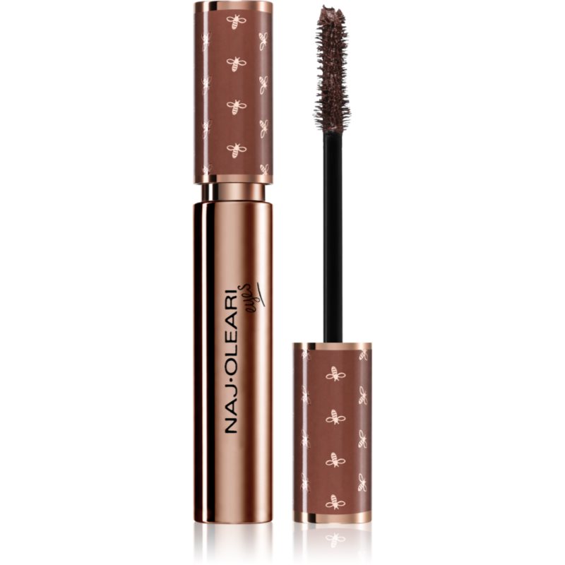 Naj Oleari Click on Me Extra Volume Mascara riasenka pre objem pre ženy 02 Chocolate Brown 12 ml