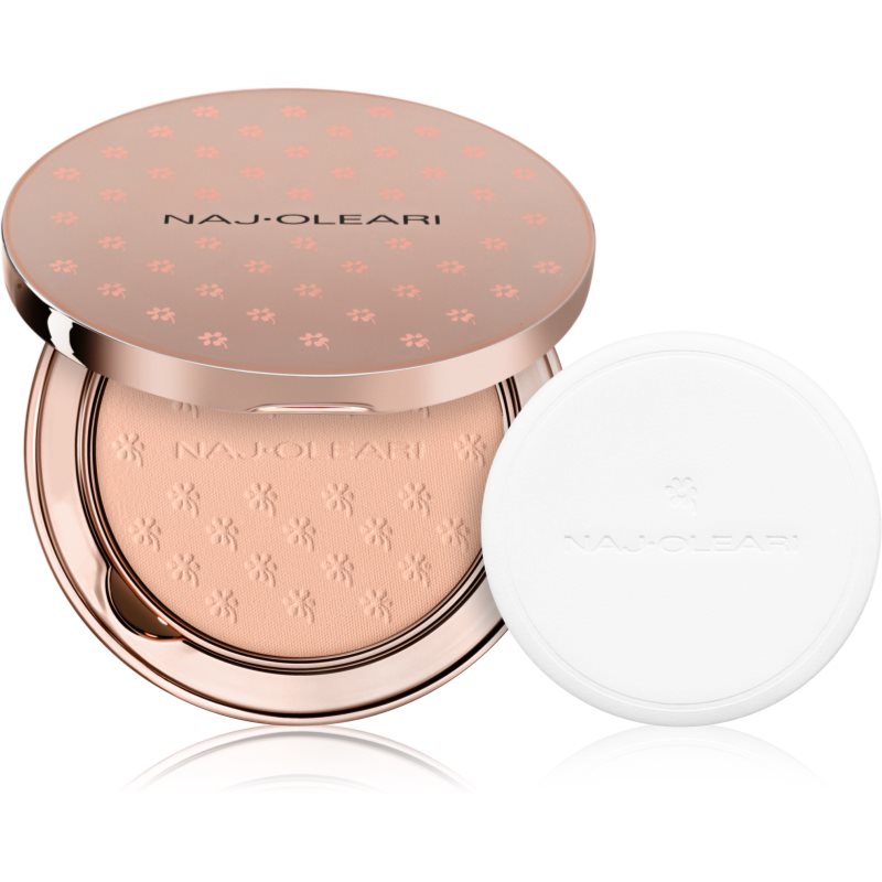 Naj Oleari Skin Caress Pressed Powder компактна пудра с матиращ ефект за жени 00 Sand Rose 9.5 гр.