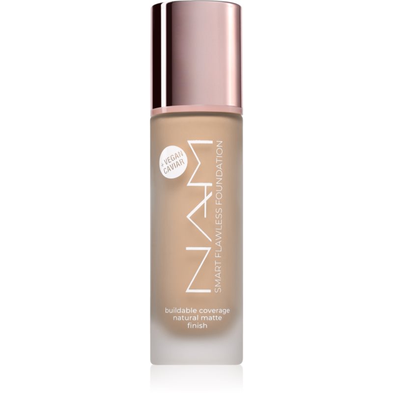NAM Smart Flawless дълготраен матиращ фон дьо тен цвят 8 Sunkissed 30 мл.