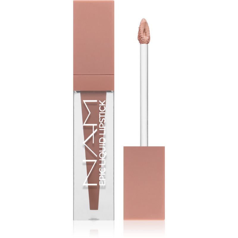 NAM Epic Liquid Lipstick matný hydratačný tekutý rúž odtieň 7 Beige Nude 3.5 ml