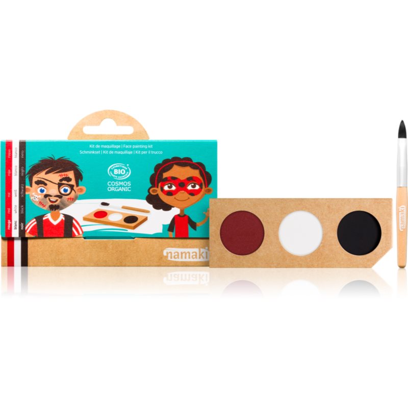 Namaki Color Face Painting Kit Pirate & Ladybird Set für Kinder 1 St.