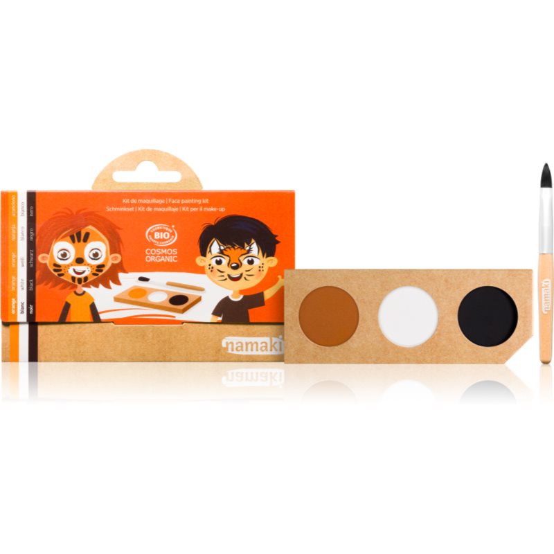 Namaki Color Face Painting Kit Tiger & Fox Set für Kinder 1 St.