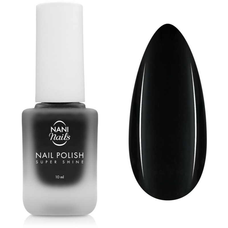NaniNails NANI Super Shine langanhaltender Nagellack Farbton Black Velvet 10 ml