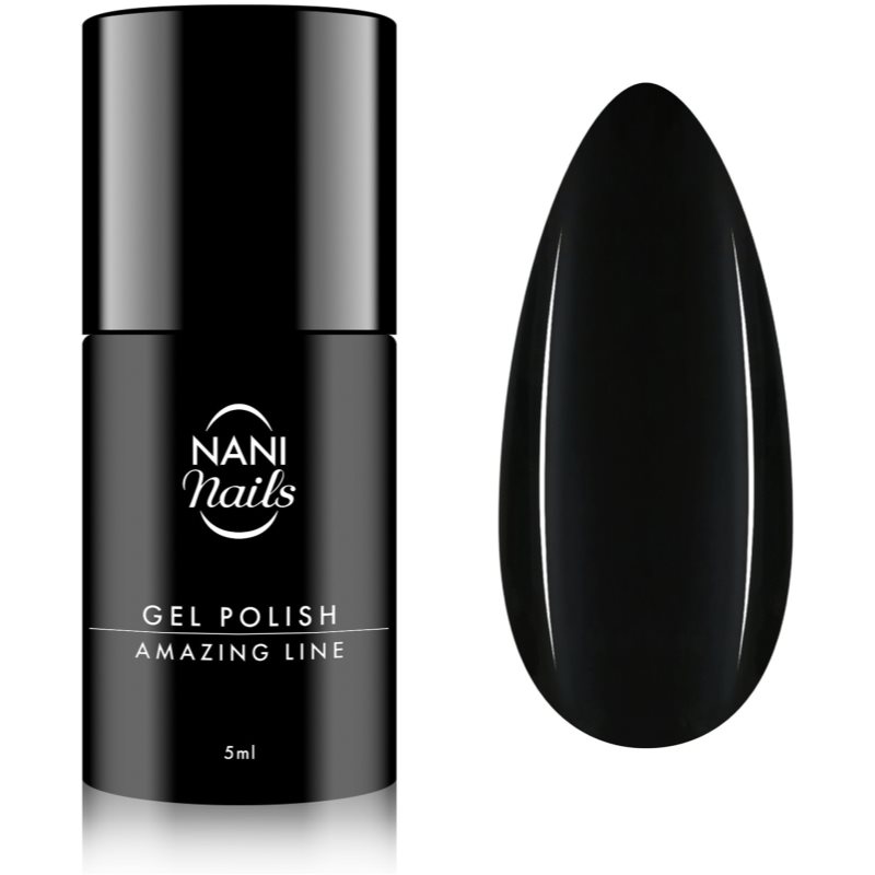 NaniNails NANI Amazing Line gélový lak na nechty odtieň Black Tie 5 ml