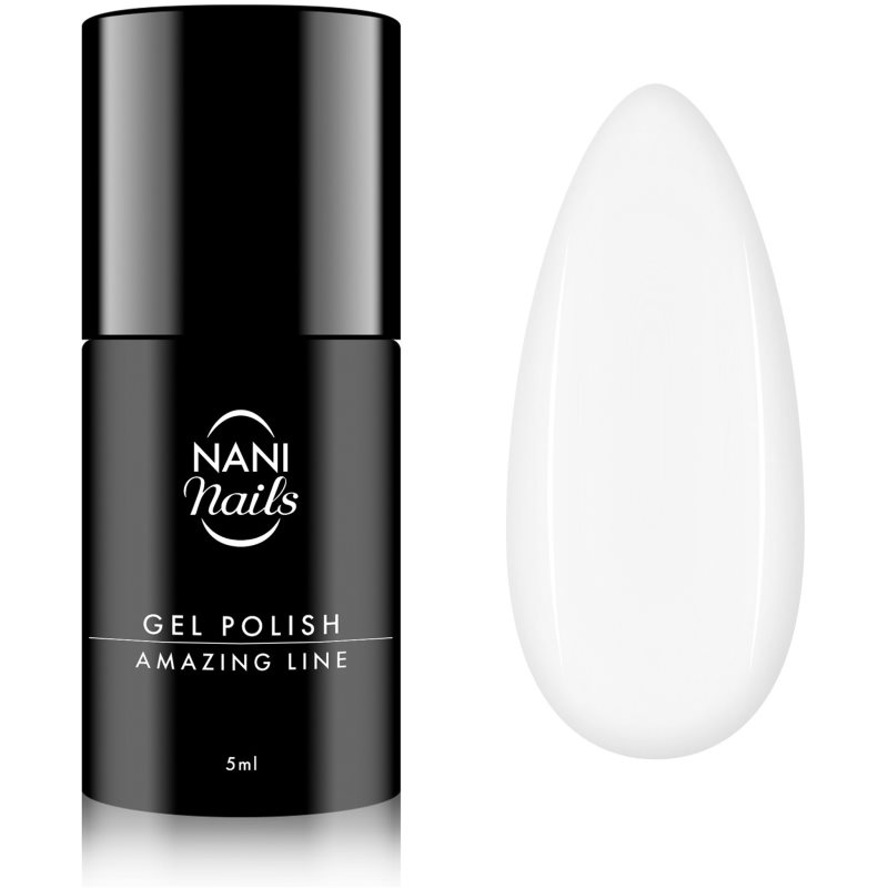NaniNails NANI Amazing Line Gel-Nagellack Farbton Snowy White 5 ml