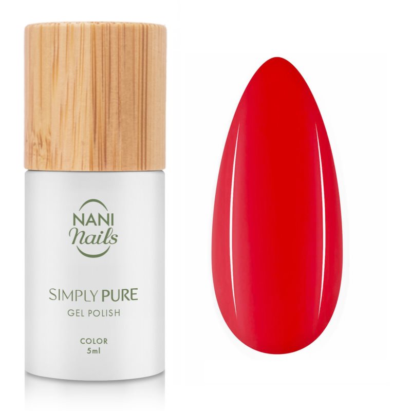 NaniNails Simly Pure gélový lak na nechty s použitím UV/LED lampy odtieň Fresh Red 5 ml