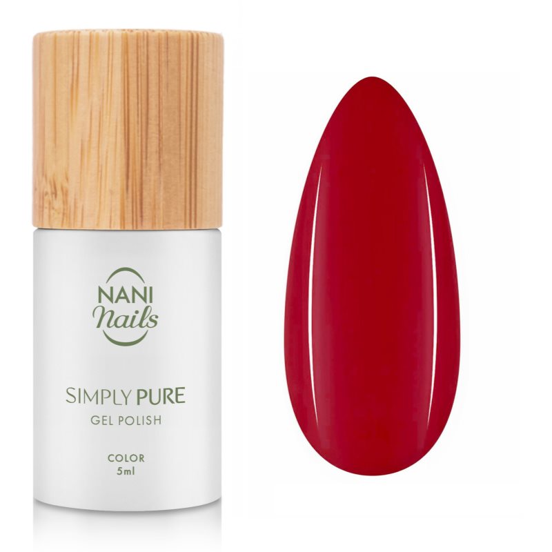 NaniNails Simly Pure geelikynsilakka – UV/LED-lamppu tarvitaan sävy Dark Rose 5 ml