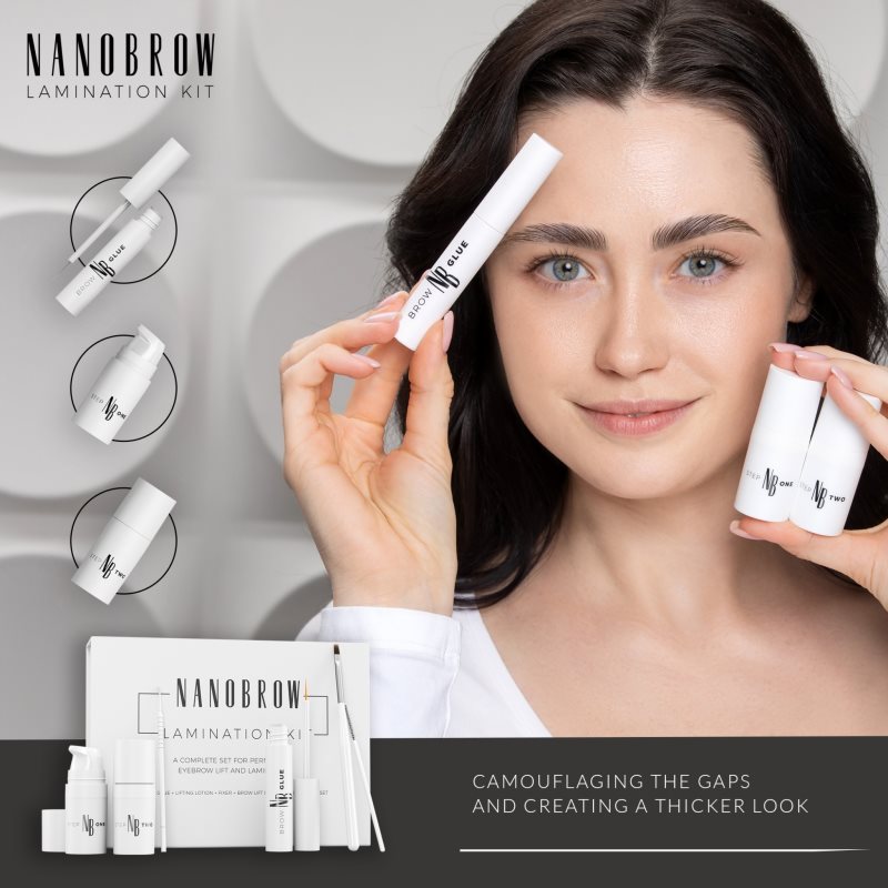 Nanobrow Lamination Kit Kit Sourcils