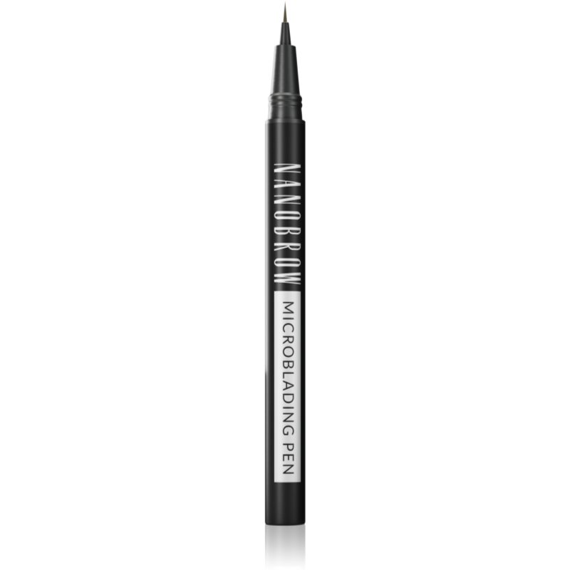 Nanobrow Microblading Pen Precise Waterproof Eyeliner For Eyebrows Shade Dark Brown 1 Ml