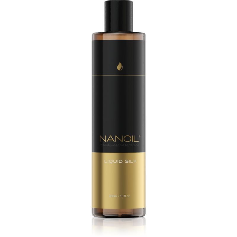 Nanoil Liquid Silk micellás sampon a fénylő és selymes hajért 300 ml akciós termékkép 1