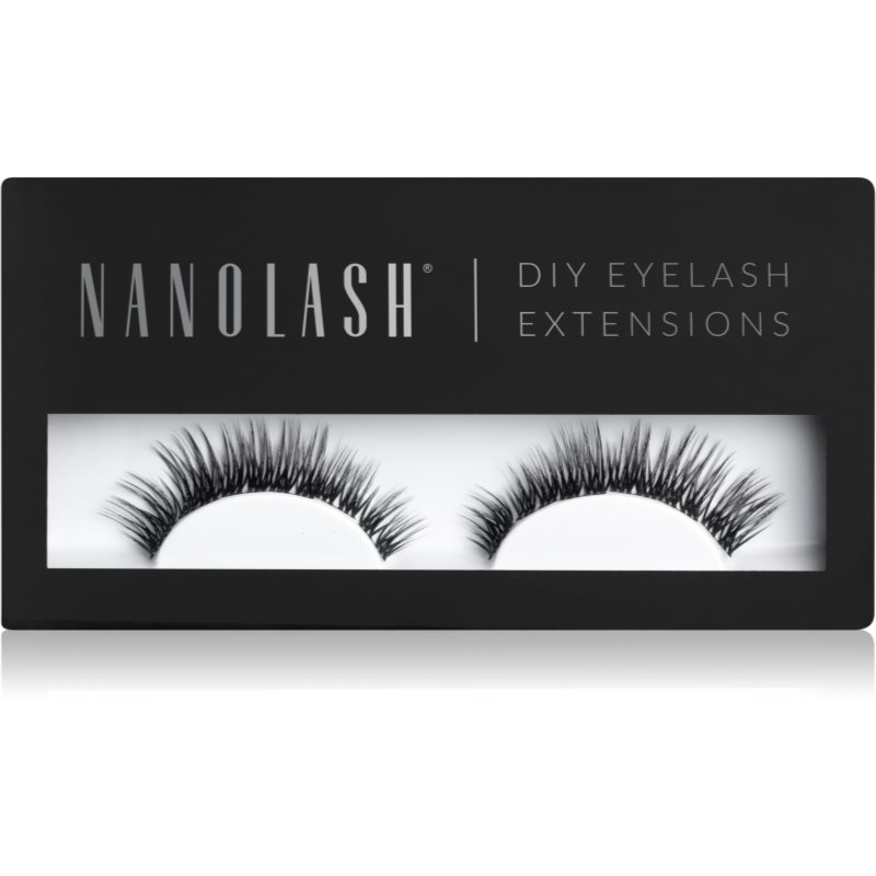Nanolash DIY Eyelash Extensions pachet cu gene fără noduri autoadezive Heartbreaker 36 buc