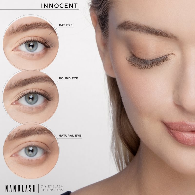 Nanolash DIY Starter Kit Coffret D'extensions De Cils à Domicile Innocent