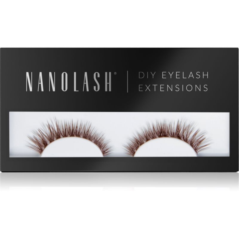 Nanolash DIY Eyelash Extensions kodune ripsmepikenduskomplekt Fantasy BROWN 36 tk