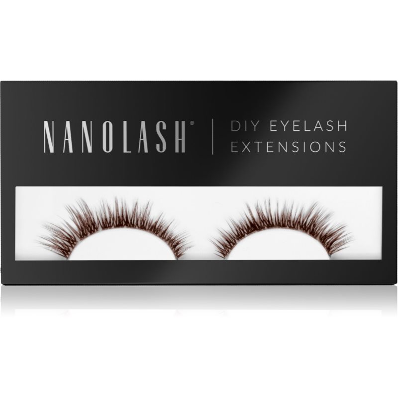 Nanolash DIY Eyelash Extensions kodune ripsmepikenduskomplekt Heartbreaker BROWN 36 tk