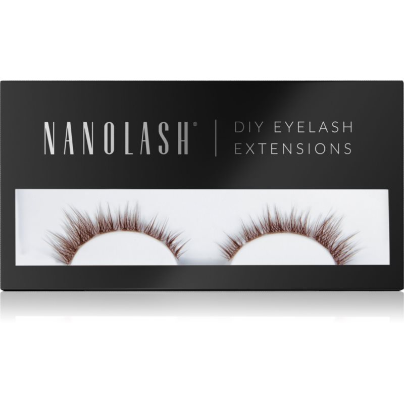 Nanolash DIY Eyelash Extensions kodune ripsmepikenduskomplekt Divine BROWN 36 tk