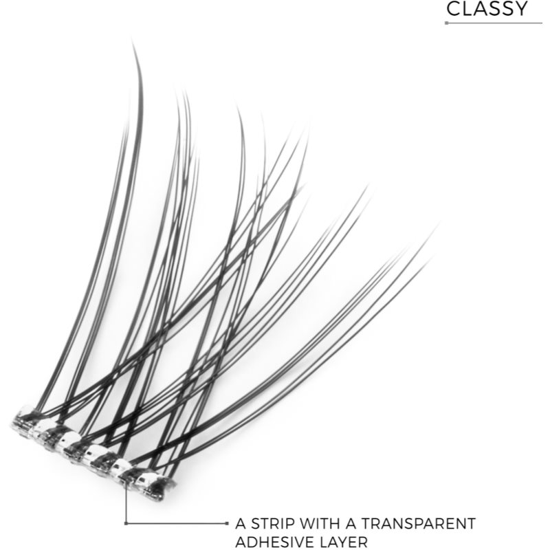Nanolash DIY Eyelash Extensions sada na domáce predĺženie rias Classy 36 ks