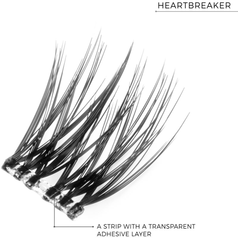 Nanolash DIY Eyelash Extensions sada na domácí prodloužení řas Heartbreaker 36 ks (obrázek 9)