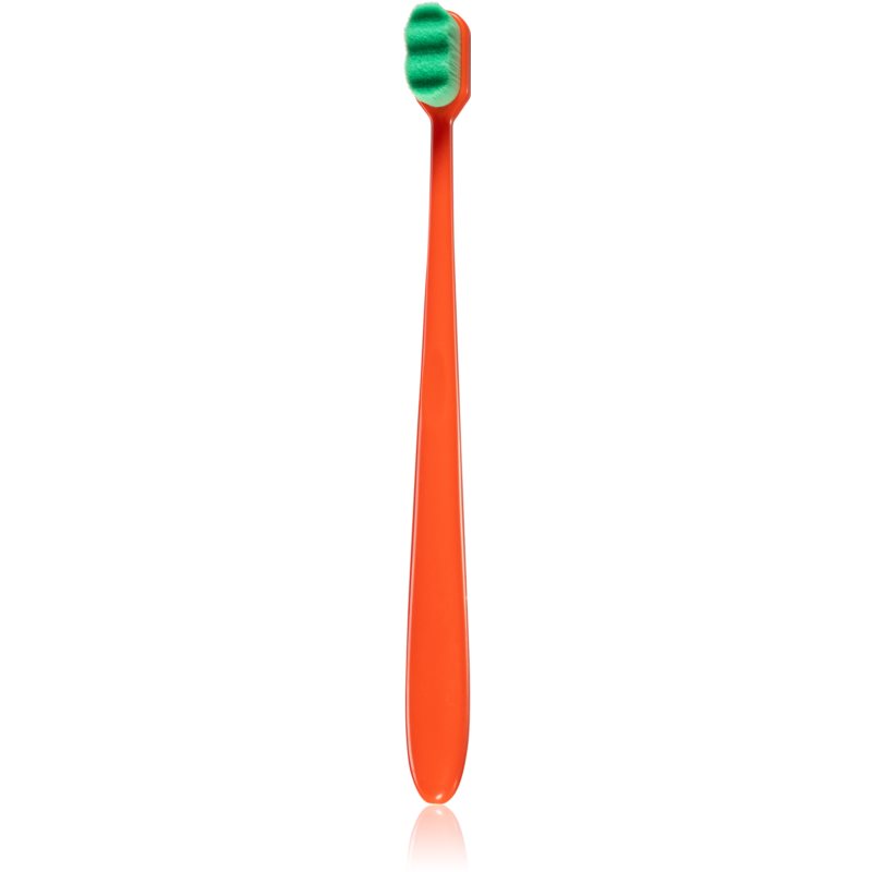 NANOO Toothbrush dantų šepetėlis Red-green 1 vnt.
