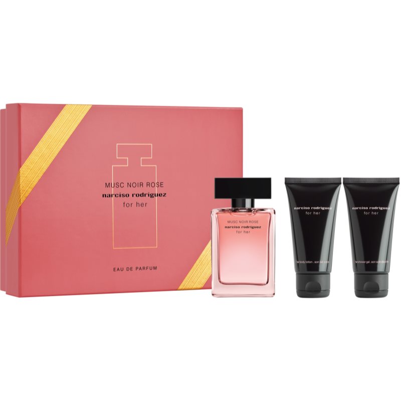 Narciso Rodriguez For Her Musc Noir Rose dovanų rinkinys moterims