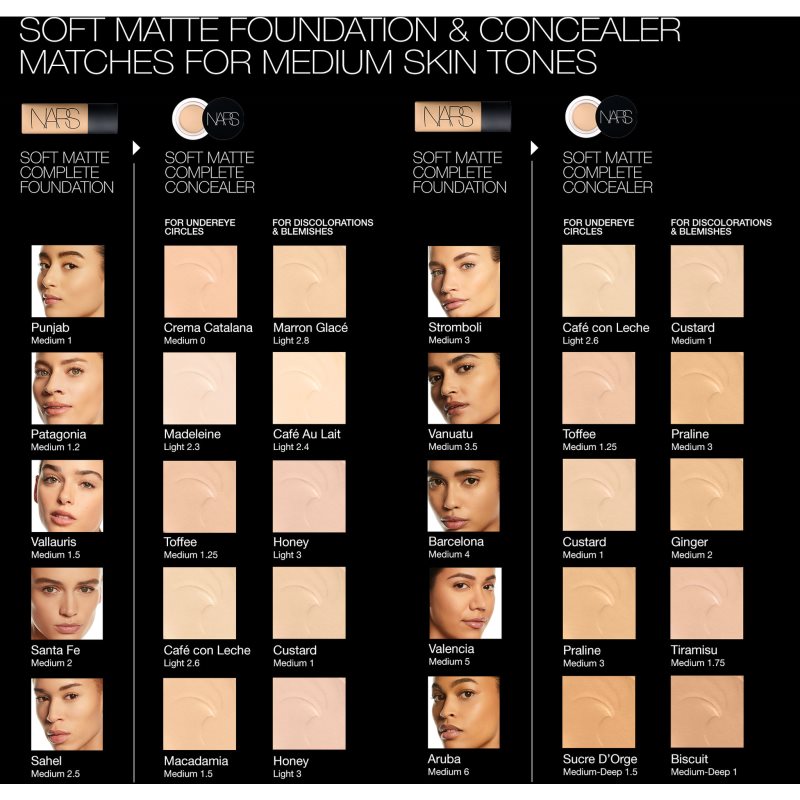 NARS SOFT MATTE Complete Foundation тональний крем з матуючим ефектом відтінок BARCELONA 45 мл