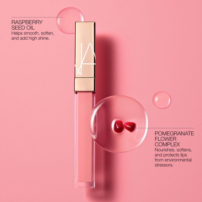 NARS AFTERGLOW LIP SHINE hydrating lip gloss shade TURKISH DELIGHT 5.5 ml