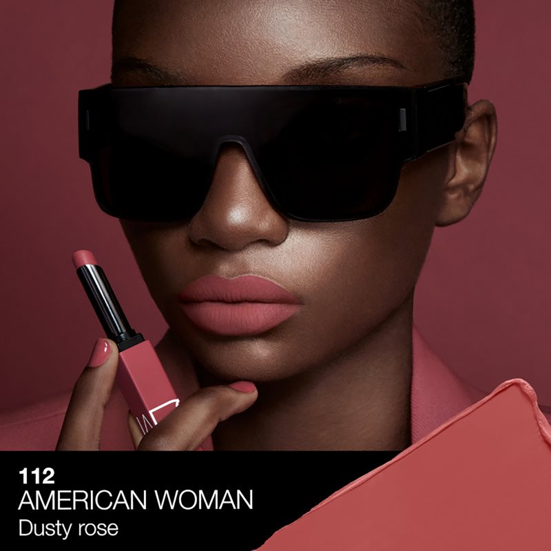 NARS Powermatte Lipstick стійка губна помада з матовим ефектом відтінок American Woman 1,5 гр