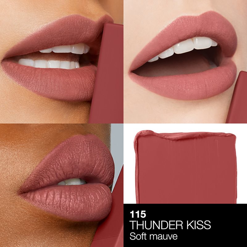 NARS Powermatte Lipstick Ultra Matt Long-lasting Lipstick Shade Thunder Kiss 1,5 G