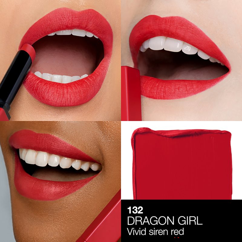 NARS Powermatte Lipstick Ultra Matt Long-lasting Lipstick Shade Dragon Girl 1,5 G