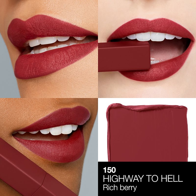 NARS Powermatte Lipstick Ultra Matt Long-lasting Lipstick Shade Highway To Hell 1,5 G